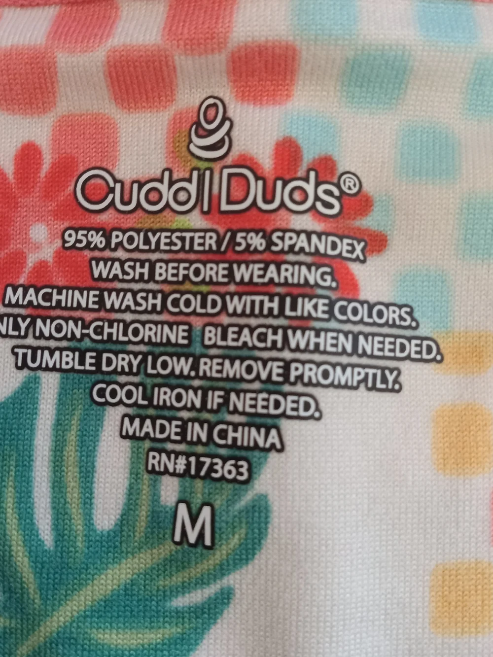 Cuddl Duds Women's Tropical Patchwork Short Sleeve Pajama Set - Pink Multi NWOT